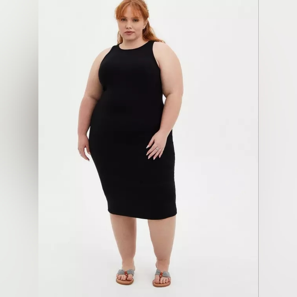 Torrid Black Midi Dress